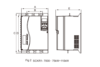 115kw Arabic LCD Display 380V/440V 155HP Built in Bypass Soft Starter for Centrifugal Pump