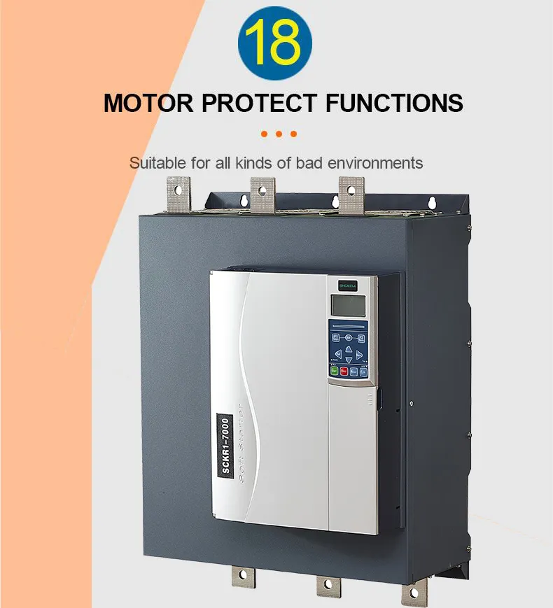 350kw 700A 3 Phase 220V/380V/690V AC Asynchronous Motor Soft Starter