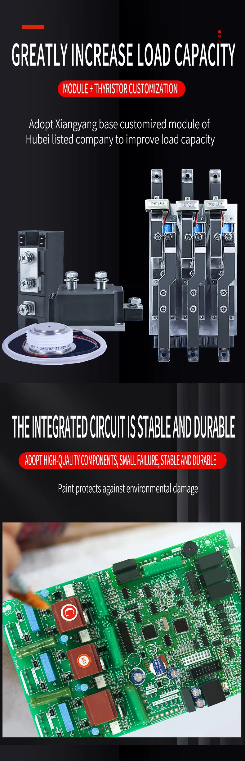 3phase 380V 5.5kw 7.5HP Soft Starter for High Reliability and Long Service Life