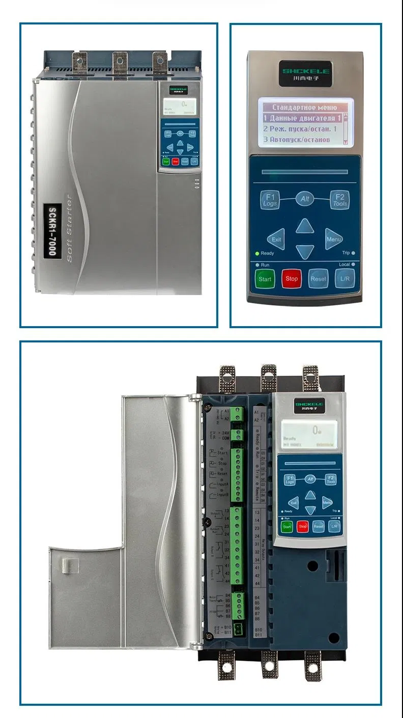 China Manufacturer Built in Bypass AC 3 Phase 380V Soft Starters 400HP 315kw Motor Pump