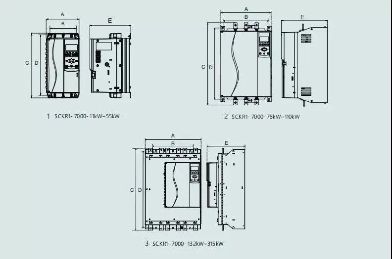 China Manufacturer Built in Bypass AC 3 Phase 380V Soft Starters 400HP 315kw Motor Pump