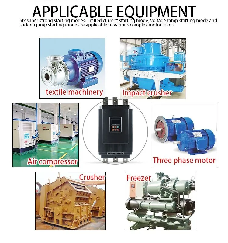 China Suppliers 3 Phase 200kw Bypass 380V Power Soft Starter for AC Motor