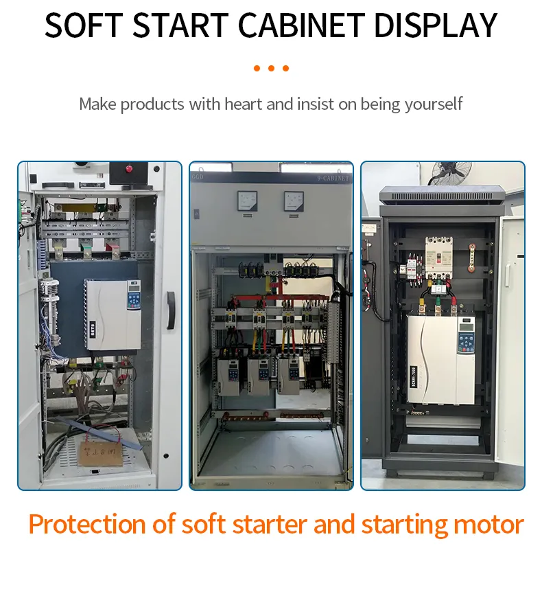 Factory 90kw 180A Built-in Bypass Soft Starter for Compressor 125HP