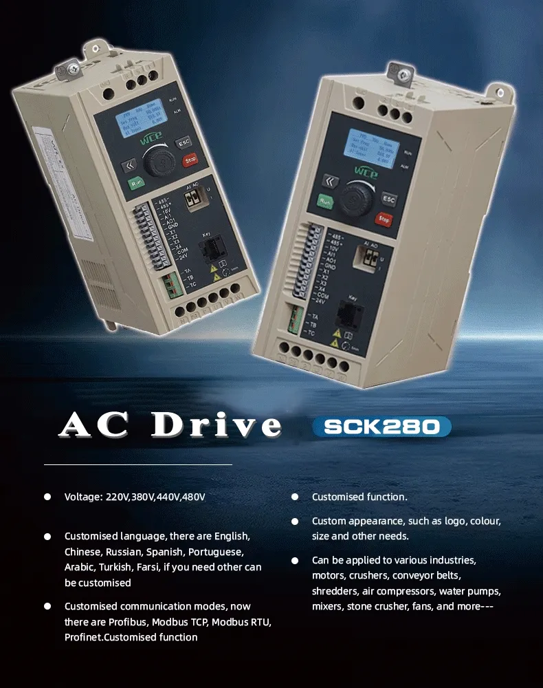 Industrial Grade VFD AC Drive Inverter 3 Phase 220V Input to 3 Phase 220V Output 0.75kw 1.5kw 2.2kw 4kw for Mixer