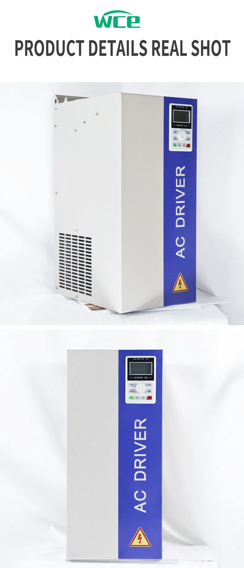 LCD English Display AC Drives VFD 5.5kw to 400kw Frequency Converter 3 Phase 380V Motor Inverter 60Hz to 50Hz Frequency Inverter