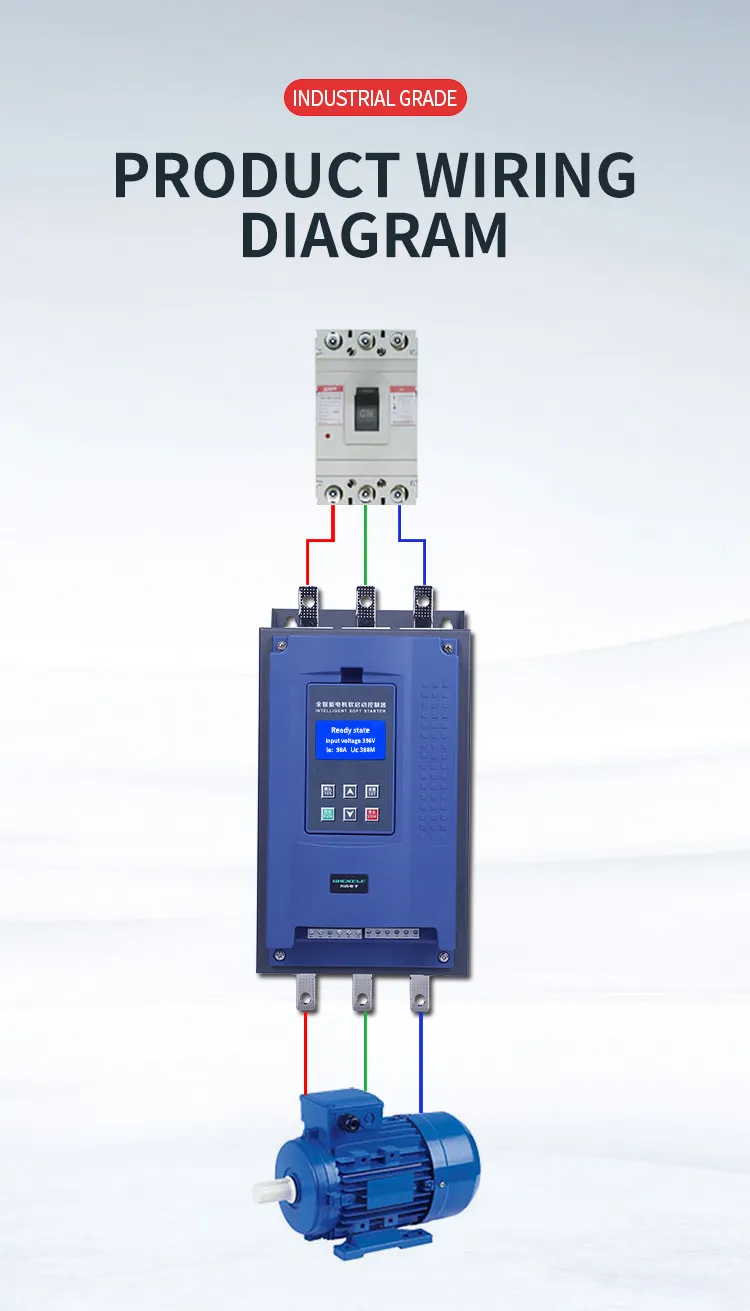 Low Price Three Phase 380V 11kw to 320kw Motor Soft Starter