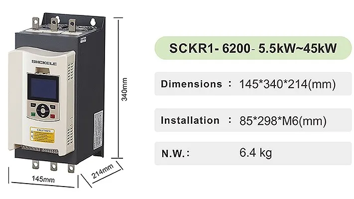 Manufacturer AC Motor Online Soft Starter for Compressor 440V/690V Original 55kw 3 Phase