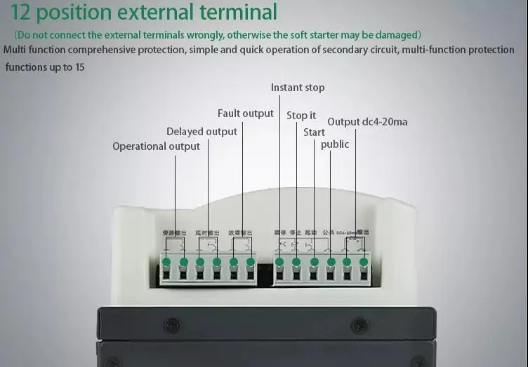 Motor Protection 125HP 50Hz 380V Soft Starter 90kw 3phase for Water Pump