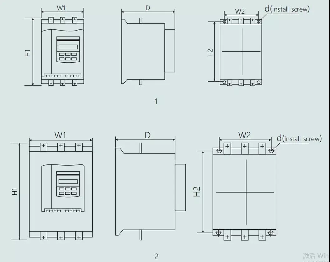 Motor Protection 125HP 50Hz 380V Soft Starter 90kw 3phase for Water Pump