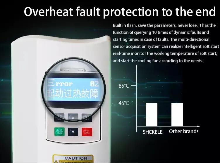 Online Soft Starter 3 Phase 5.5kw-11kw for Pump Air Compressor