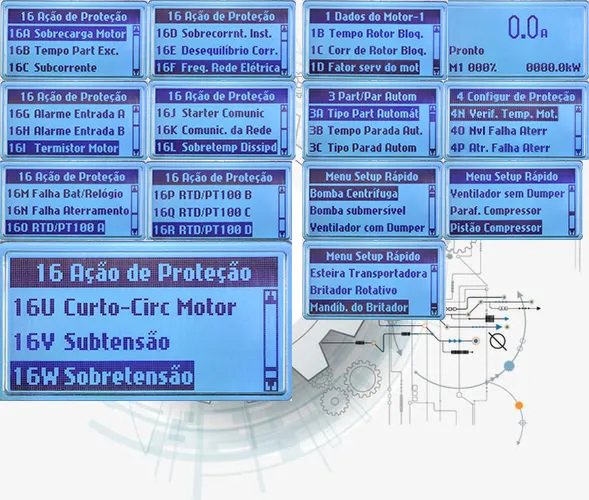Portuguese Language 380V 7.5kw Built-in Bypass Soft Starter for 3 Phase 380V