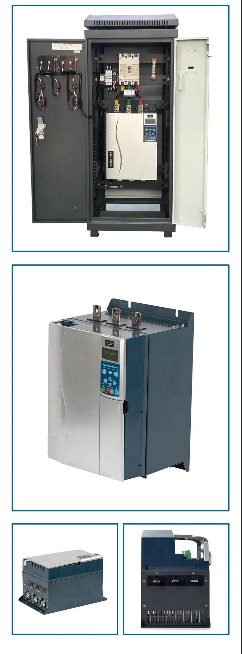 Russian Display AC Electric Motor 120HP 3phase 380V 440V Power 90kw Soft Starter for Submersible Pumps