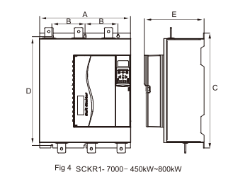 Sckr1-7000 Soft Starter 500kw 380V/440V/660V with Vertical Crusher 1000HP AC Motor