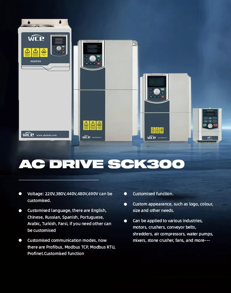 Smart Variable Frequency Inverter AC Motor Drive for Air Compressorfrequencyvariable Drive