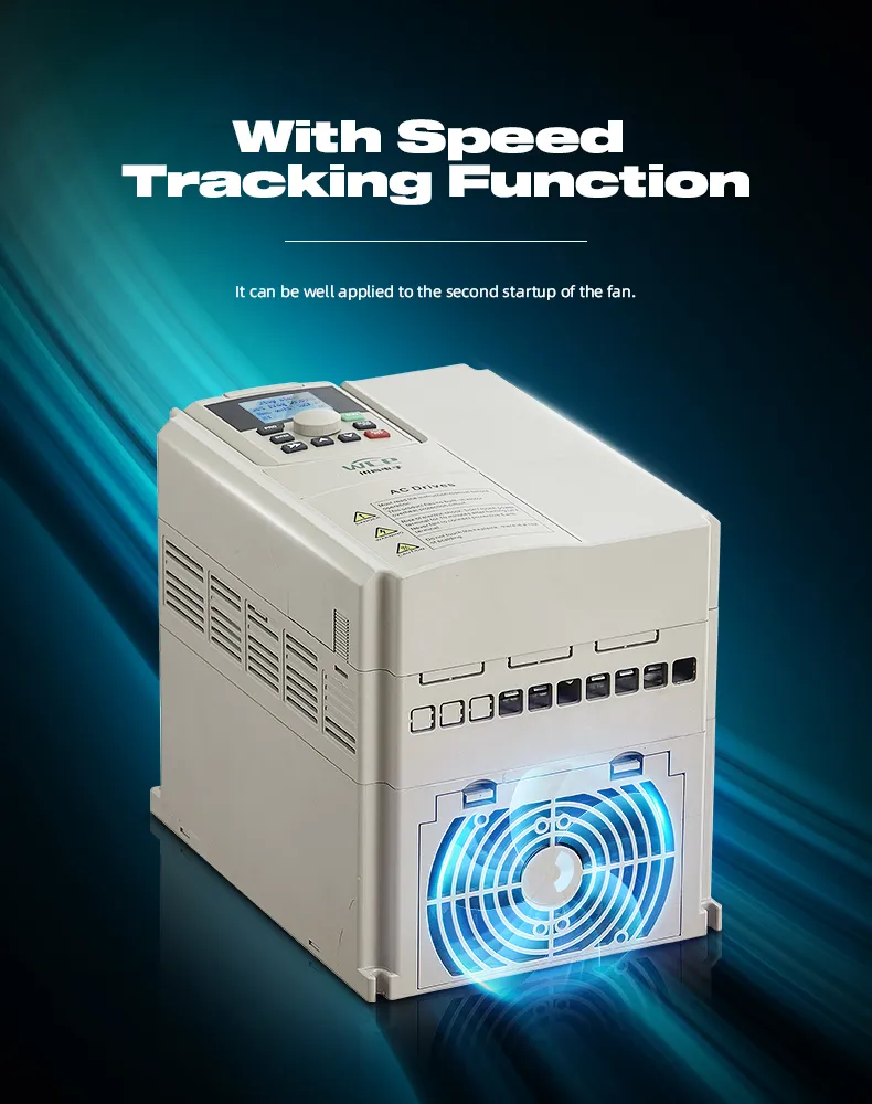 Support Mobile APP Frequency Converter 7.5kw to 90kw Speed Controller VFD