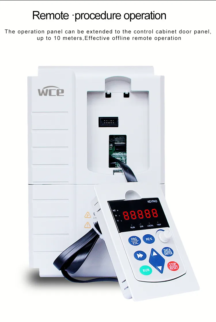 VFD 0.75kw to 75kw Industry Control Frequency Inverter 220V Single Phase to 3 Phase 380V