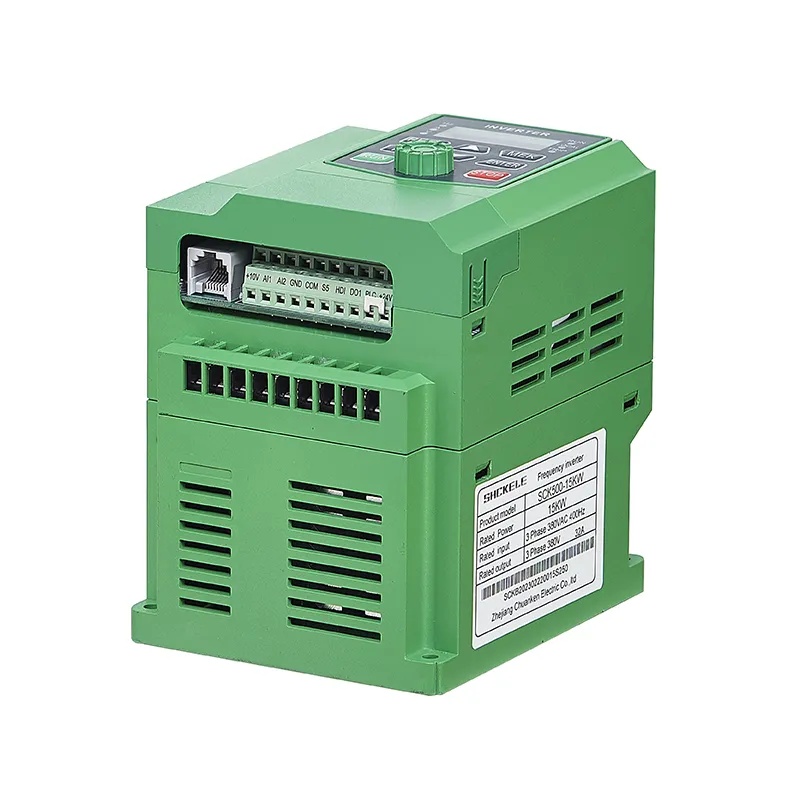 Wall Mounted Water Pump Inverter Control Cabinet 380V 3 Phase VFD 3.7kw with OEM Function Switch