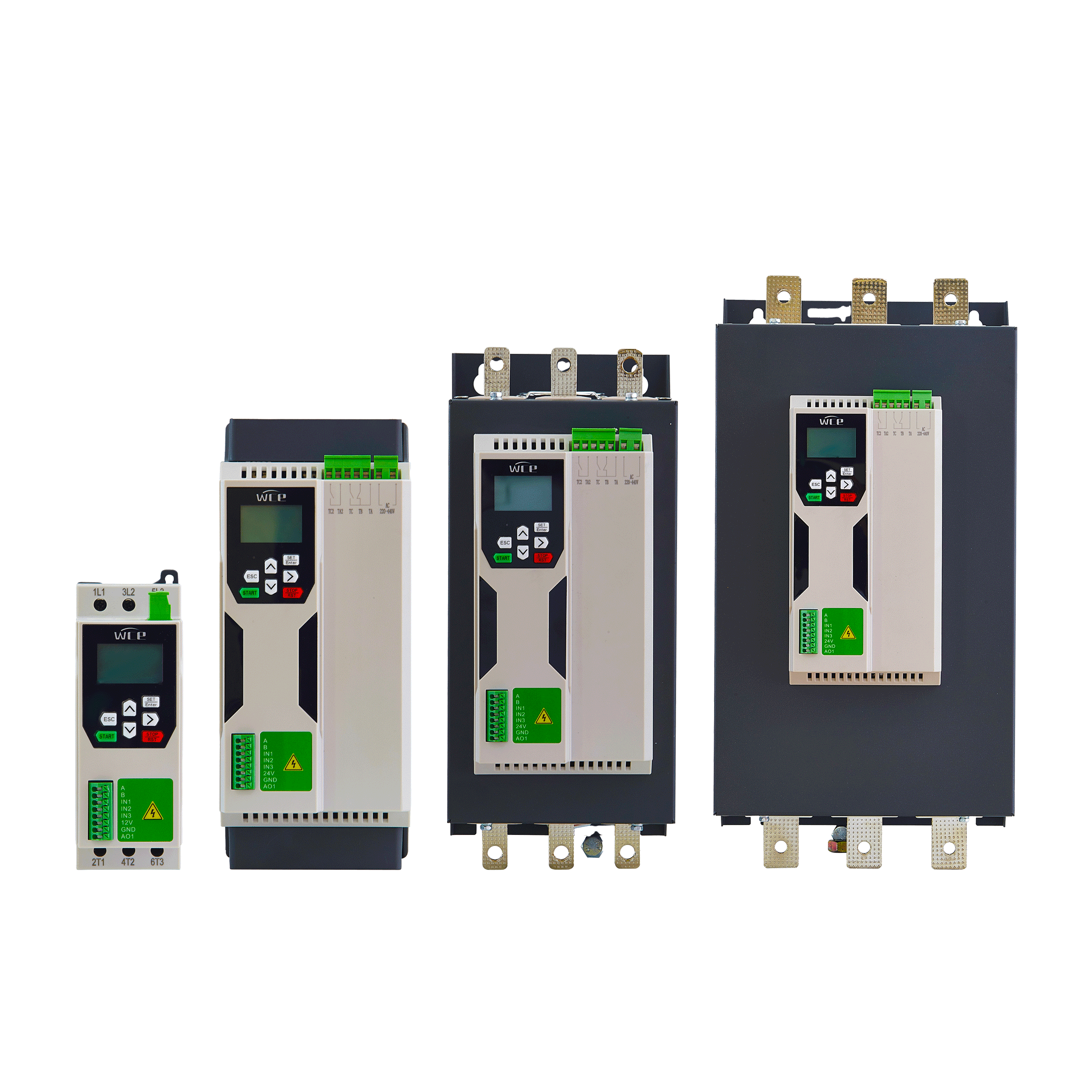 90KW 115KW 3-Phase Online Soft Starter for Water Pump 220V 380V 440V Ac Motor Starter 50/60Hz Triple Output