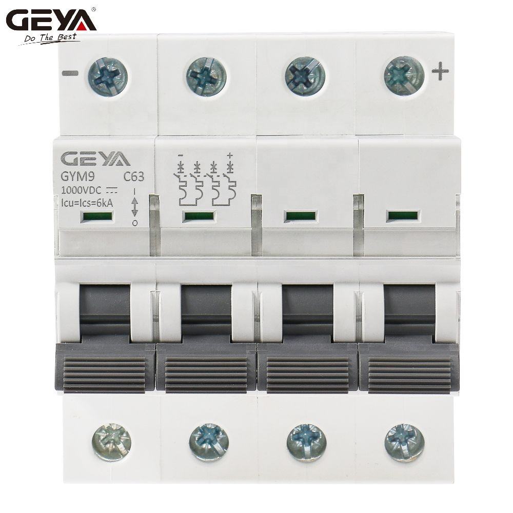 GEYA GYM9DC 4P C06 06A MCB Miniature Circuit Breaker
