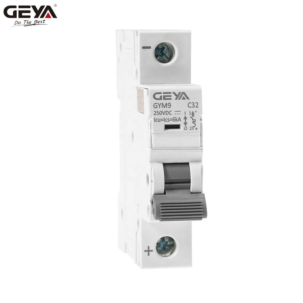 GEYA GYM9DC 1P C63 63A MCB Miniature Circuit Breaker