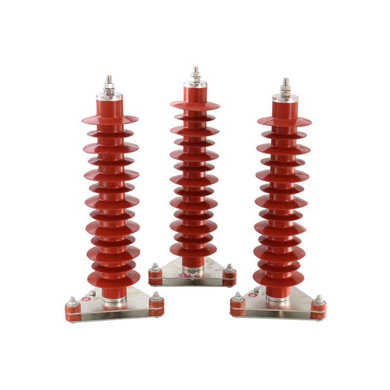 Factory Wholesale Electrical Lightning Arrester 51kv 36kv Zinc Metal Oxide Flame Arresters for Sugars Polymer Housing